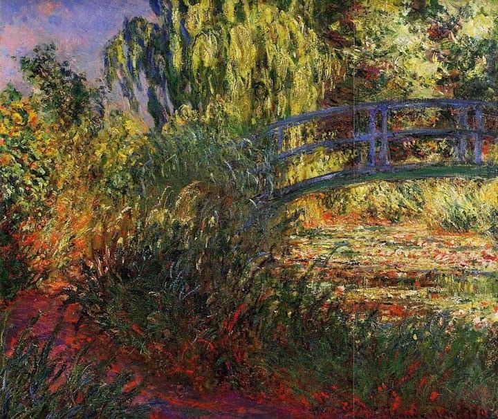 Claude Monet Path along the Water-Lily Pond
